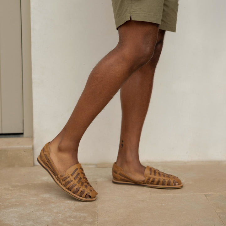 Men's Huarache Sandal 1.0 - Saddle Brown/Brown Colorblock