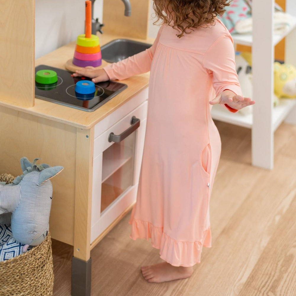 Boho Dress - Apricot - dresses - baby