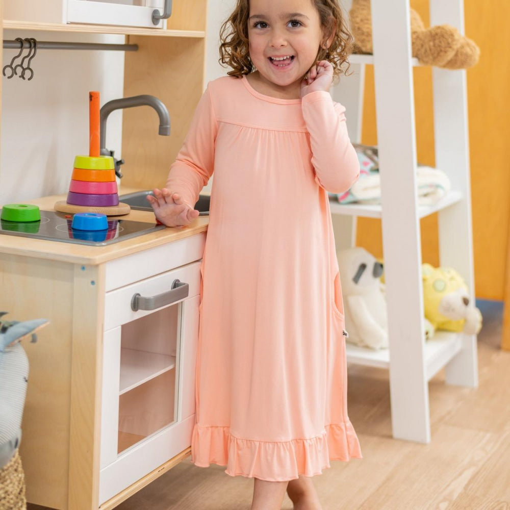 Boho Dress - Apricot - dresses - baby