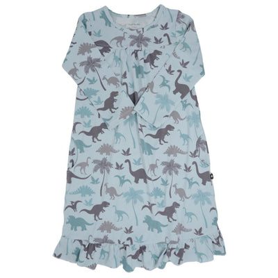 Boho Dress - Blue Dino - Dresses