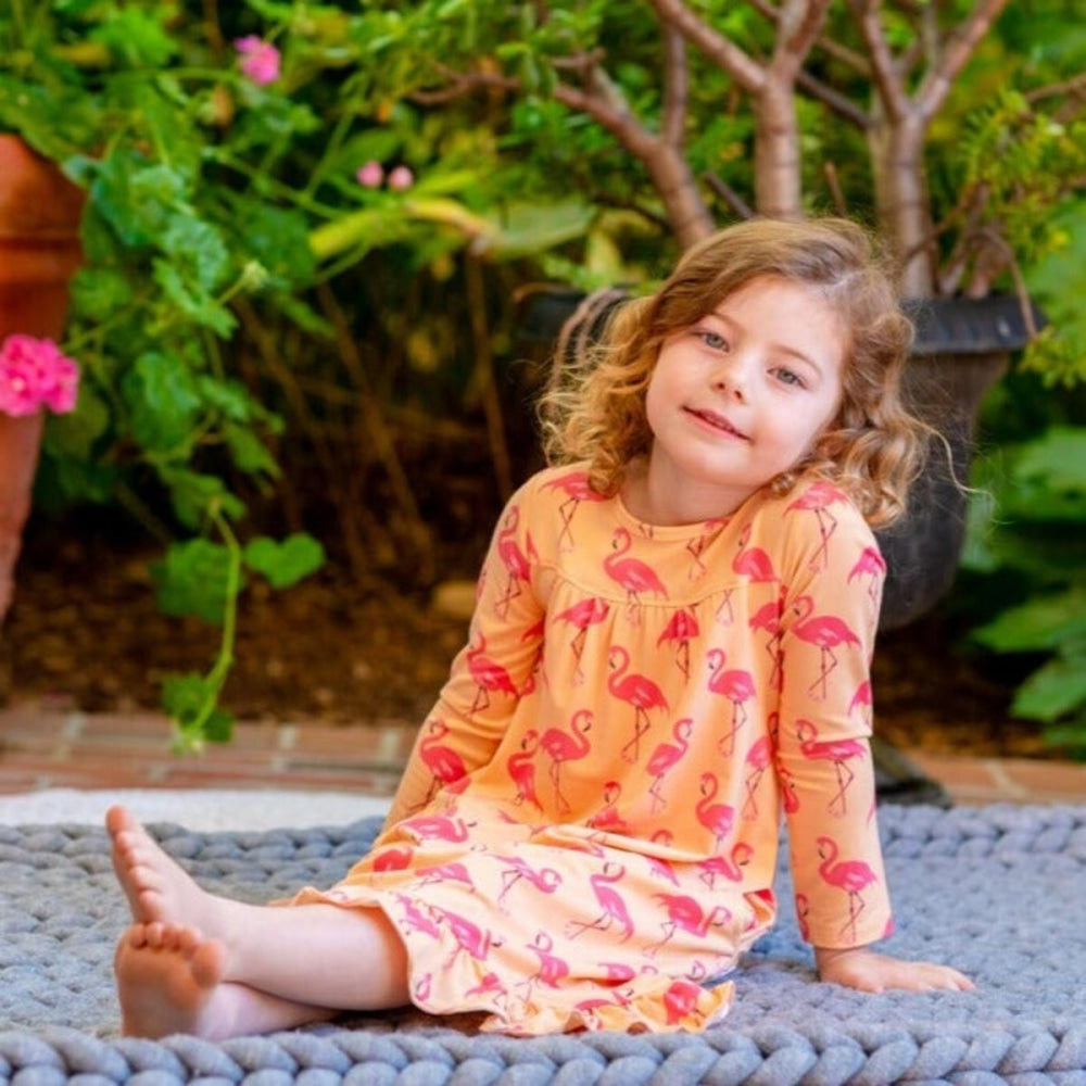 Boho Dress - Flamingo Peach - Dresses