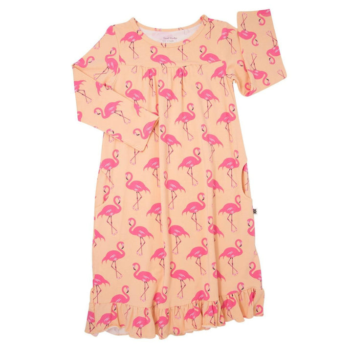 Boho Dress - Flamingo Peach - Dresses