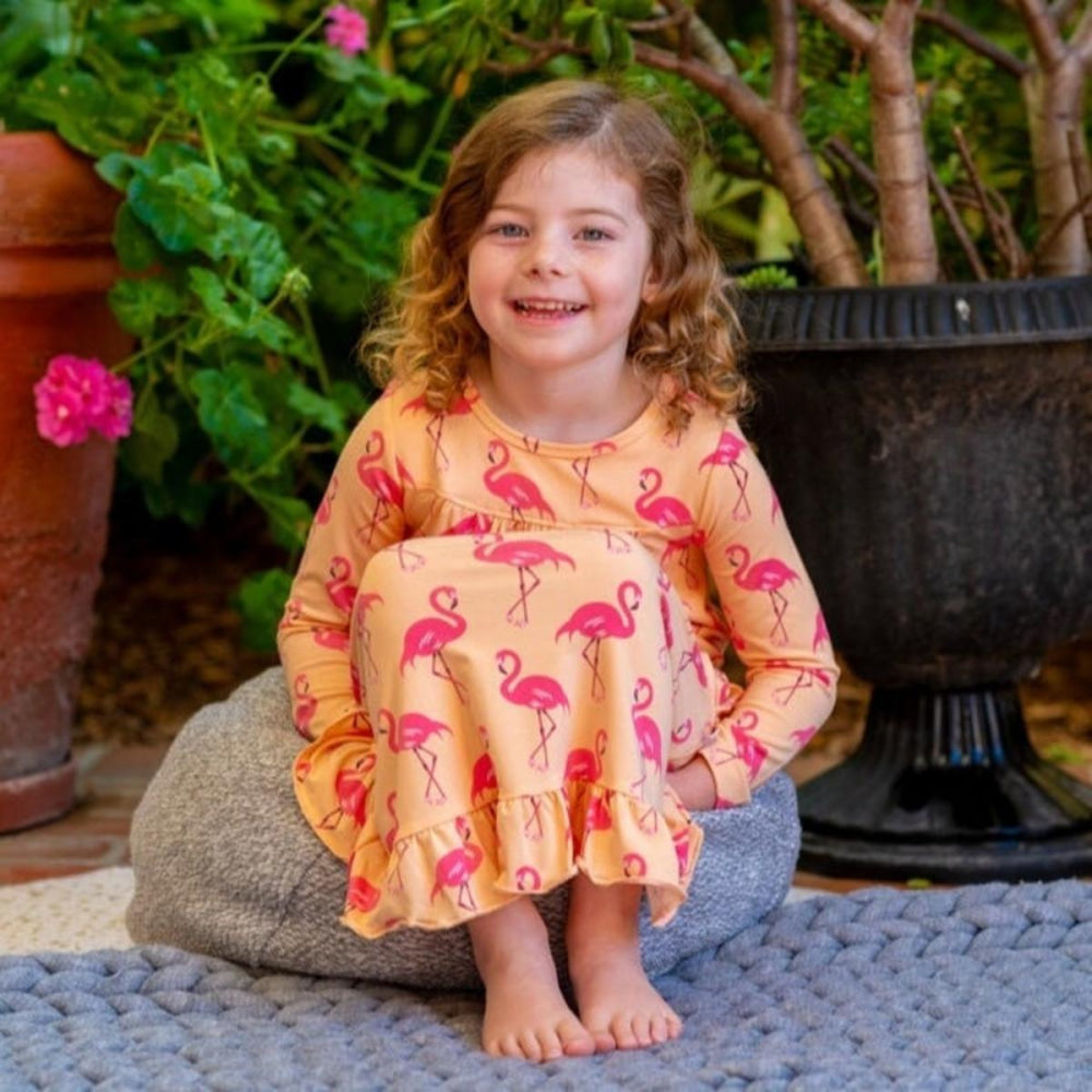 Boho Dress - Flamingo Peach - Dresses