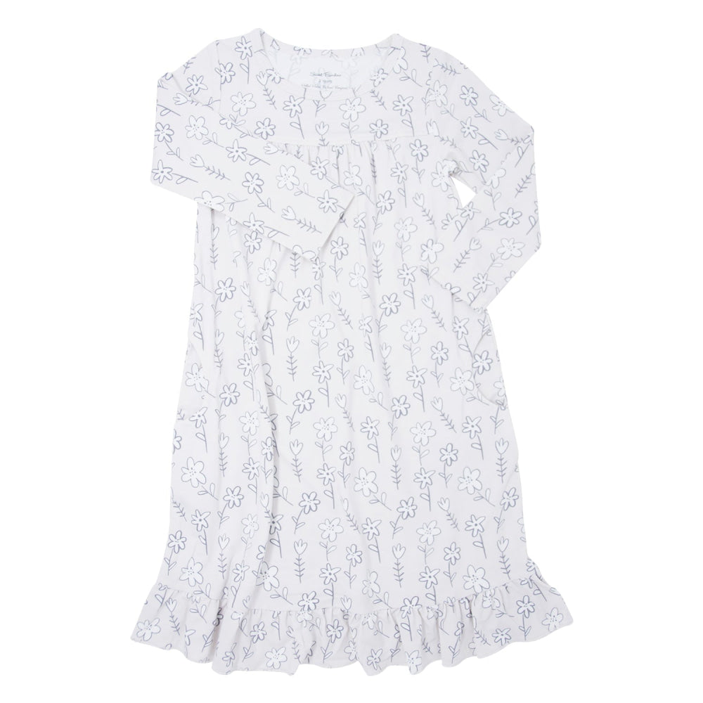 Boho Dress - Grey Doodle - Dresses