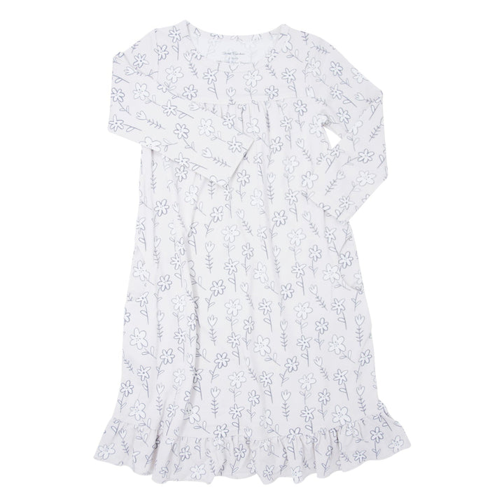 Boho Dress - Grey Doodle - Dresses