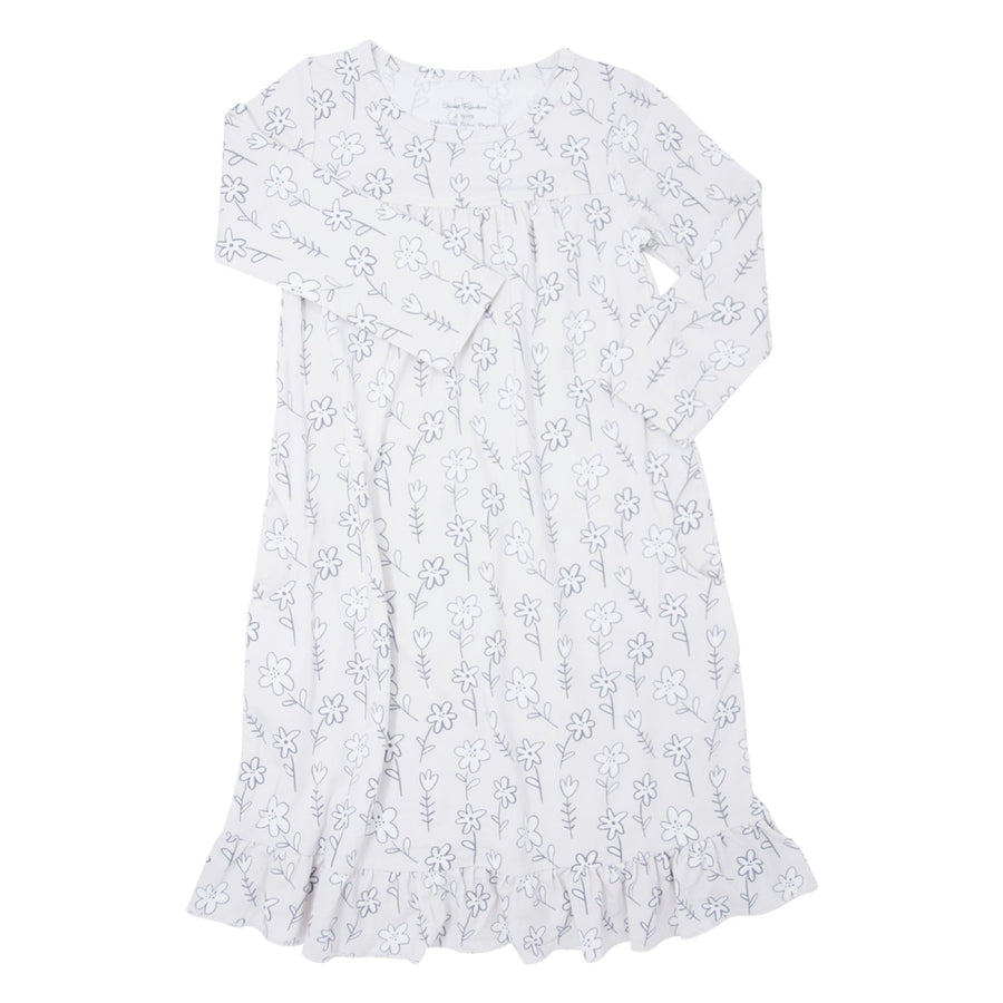 Boho Dress - Grey Doodle - Dresses