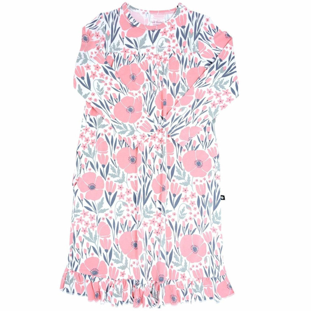 Boho Dress - Pink Poppy - 3-6 Months - Dresses