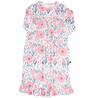 Boho Dress - Pink Poppy - 3-6 Months - Dresses