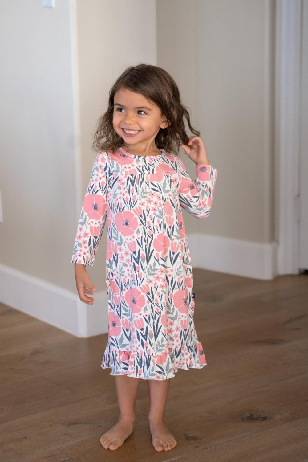 Boho Dress - Pink Poppy - 3-6 Months - Dresses