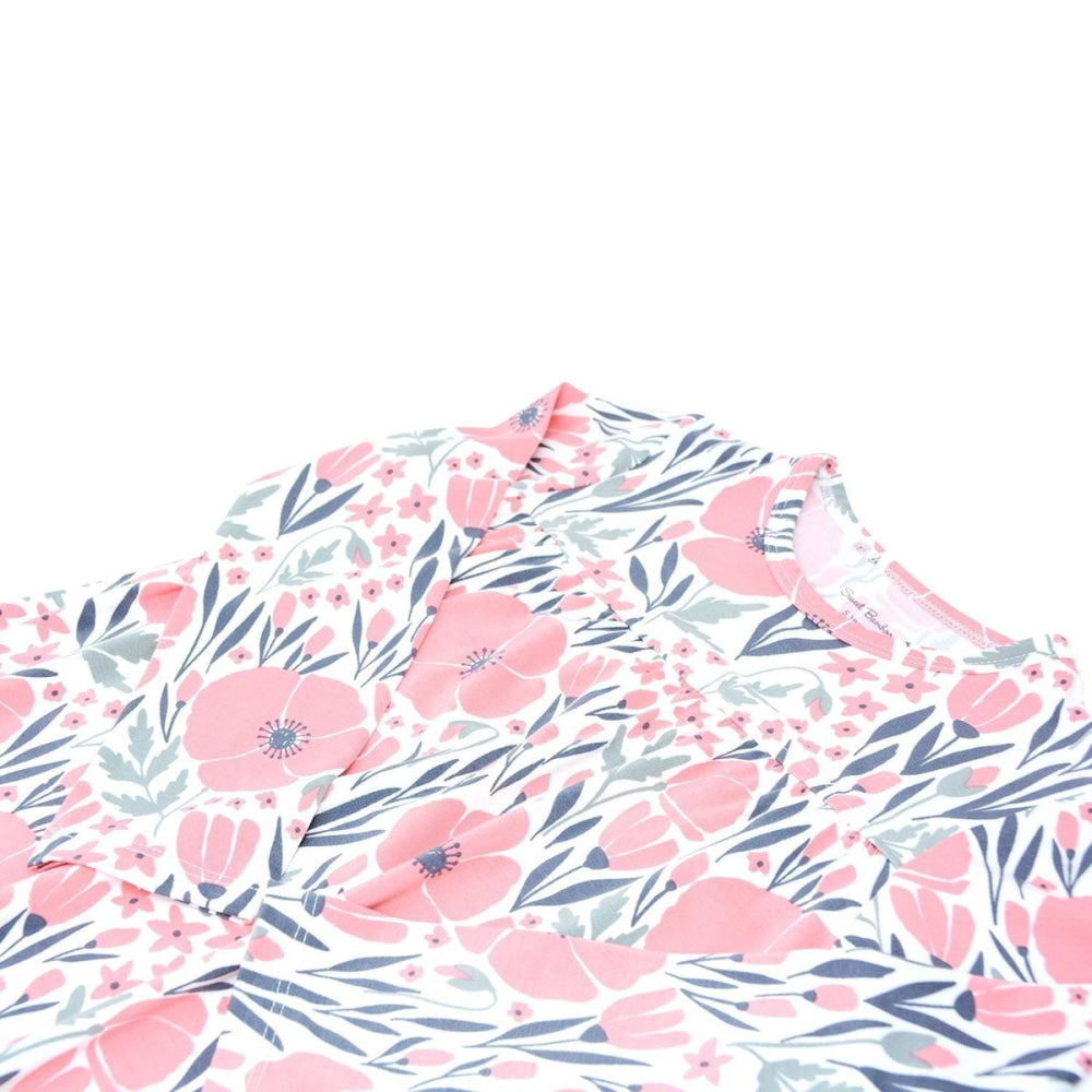 Boho Dress - Pink Poppy - 3-6 Months - Dresses