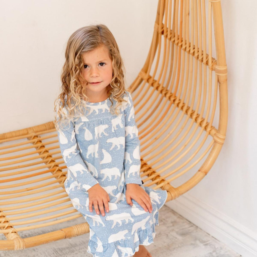 Boho Dress - Polar Bear Blue - Dresses