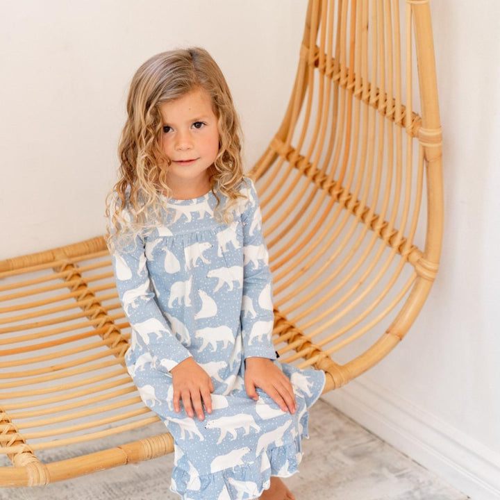 Boho Dress - Polar Bear Blue - Dresses