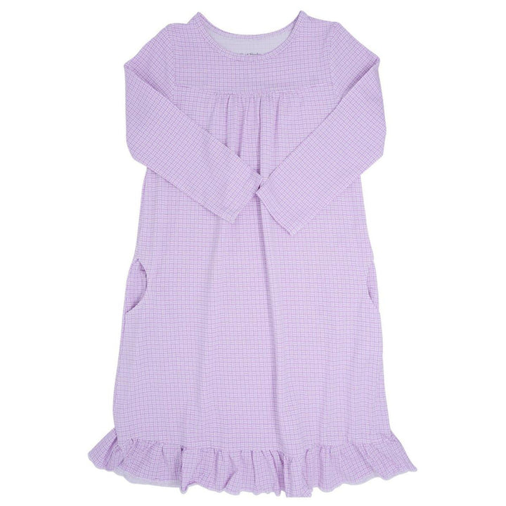 Boho Dress - Purple Basketweave - Dresses