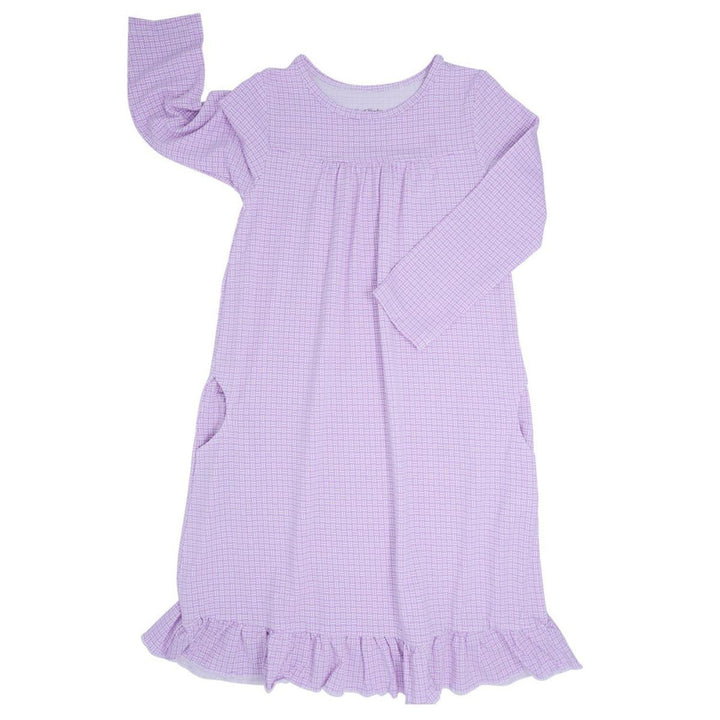 Boho Dress - Purple Basketweave - Dresses