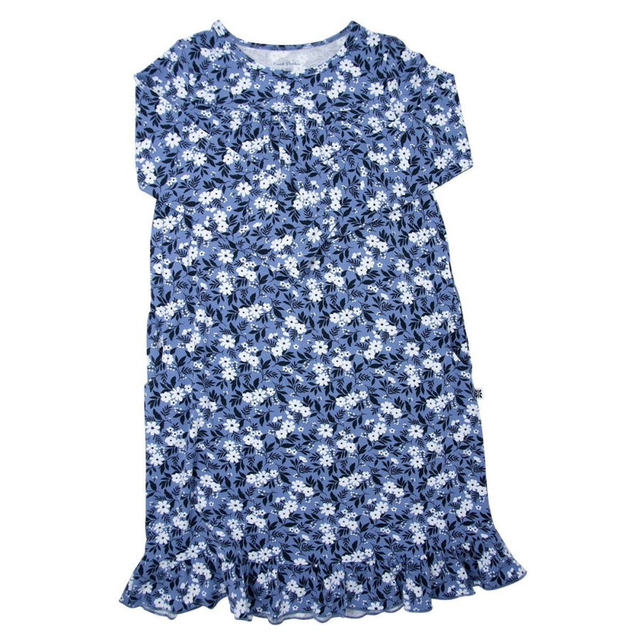 Boho Dress - Vintage Floral Blue - Dresses