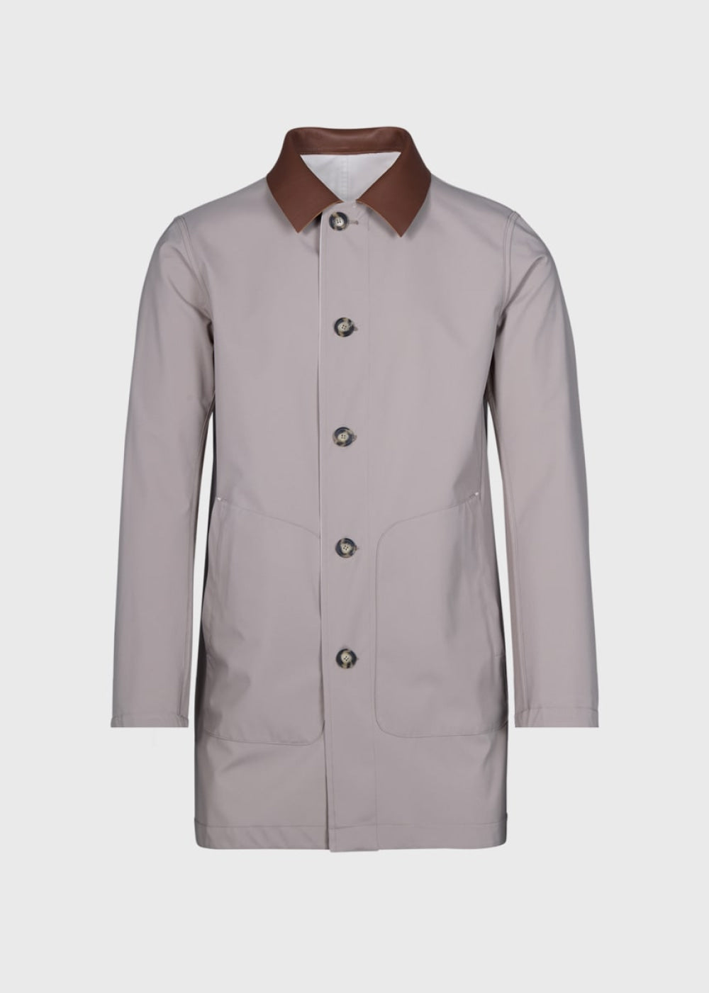 Bonded Cotton Reversible Jacket - Tan - XL (44) - Jacket