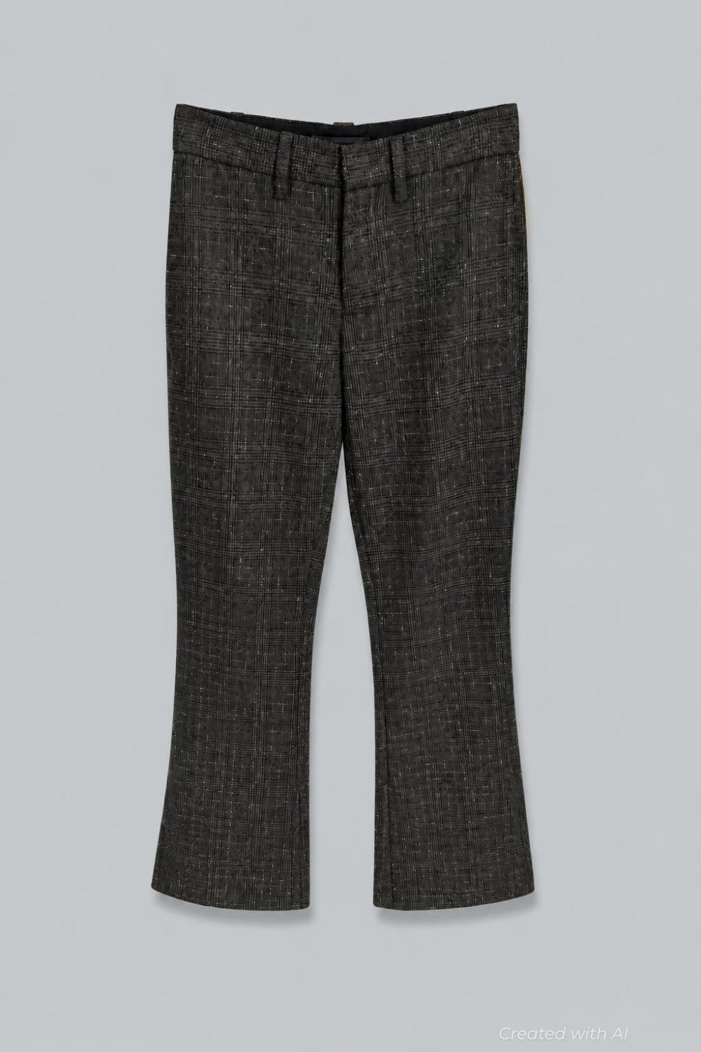 Bootcut Pants - Marrone/Nero (Brown/Black Prince Of Wales Check) - Pants