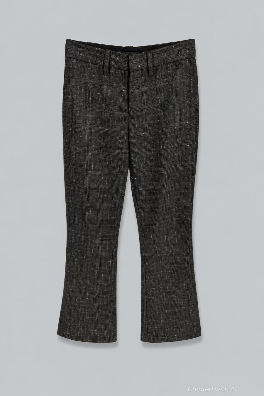 Bootcut Pants - Marrone/Nero (Brown/Black Prince Of Wales Check) - Pants