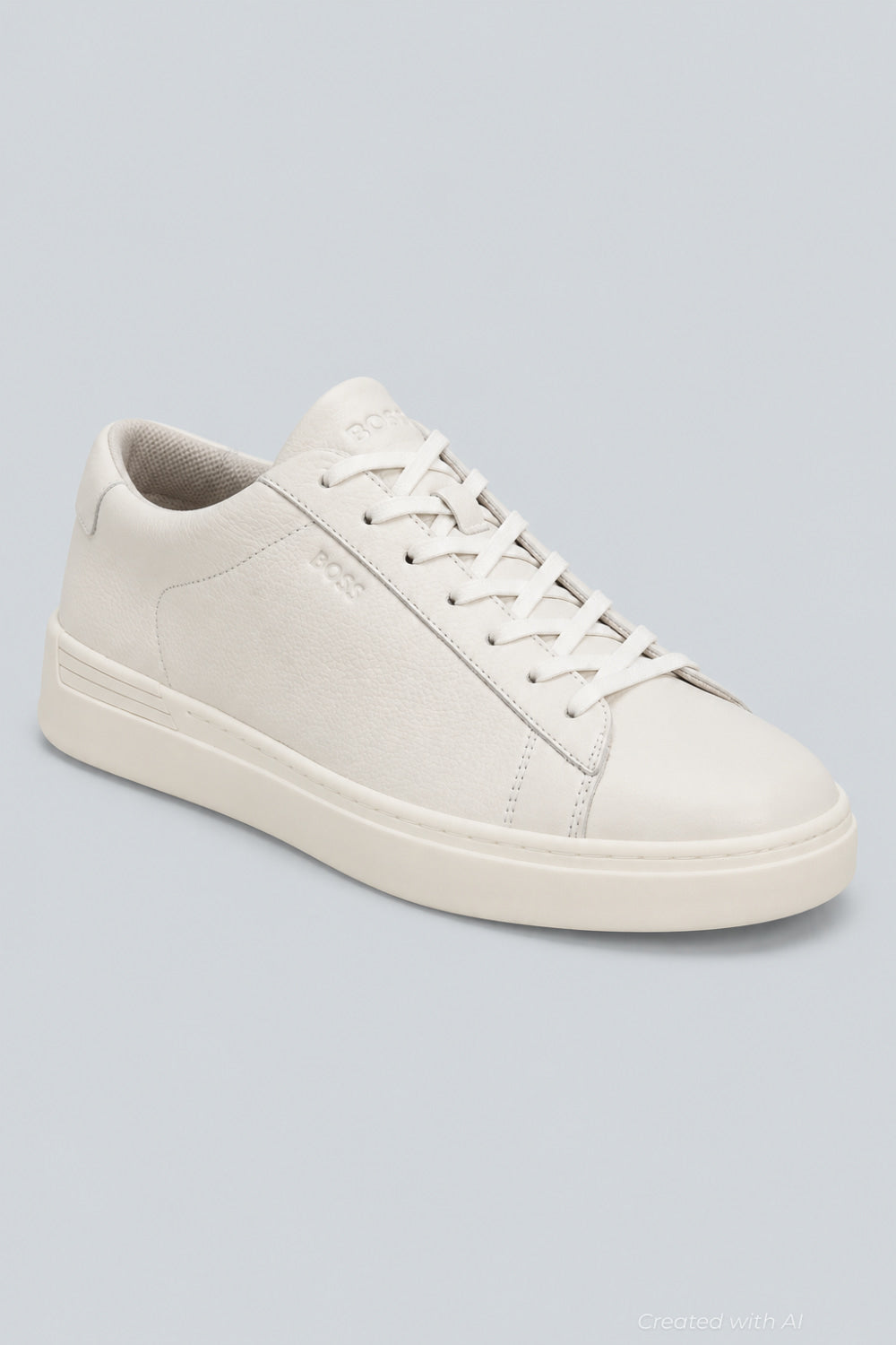 BOSS By Hugo BOSS Men’s Clint Lace-Up Sneakers - White - 11 - Sneaker