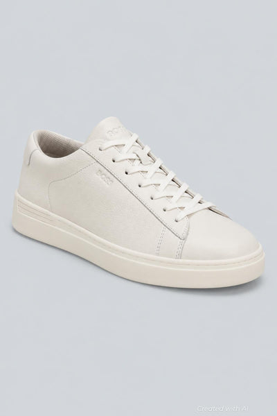 BOSS By Hugo BOSS Men’s Clint Lace-Up Sneakers - White - 11 - Sneaker