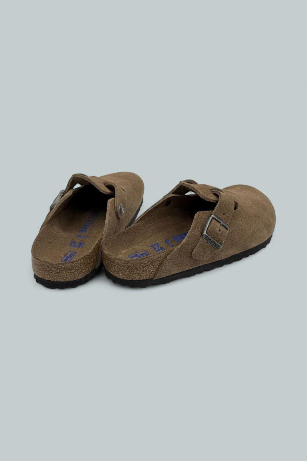 Boston Soft Footbed Suede Leather Clogs - Dark Tea Tonal - US M 4 / US W 6 / EU 37 Narrow - Clog