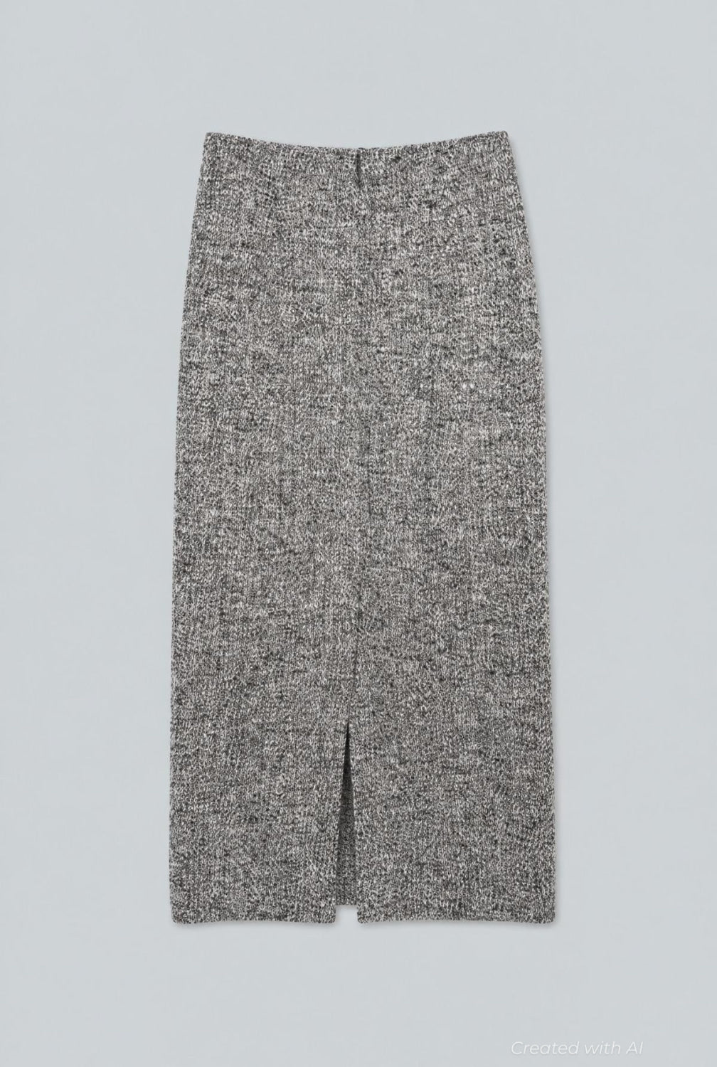 Boucle Jersey Tweed Pencil Skirt - Black/Ivory - US / XXS - Skirt