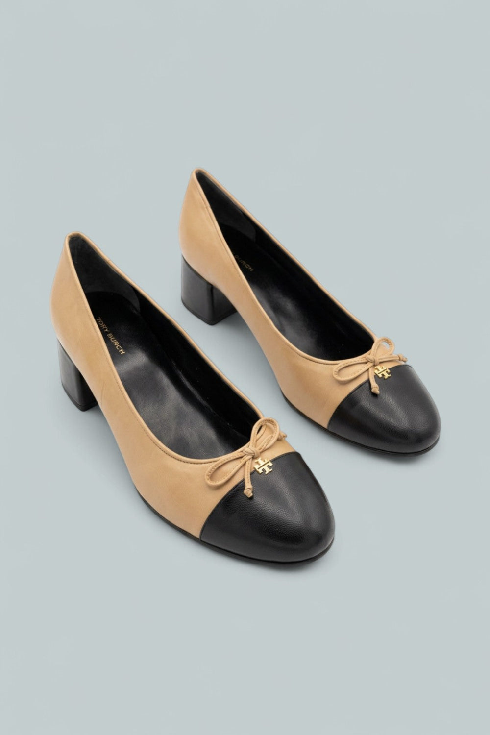 Bow Ballet High Heel Pumps - Ginger Shortbread - 9.5 - Heels