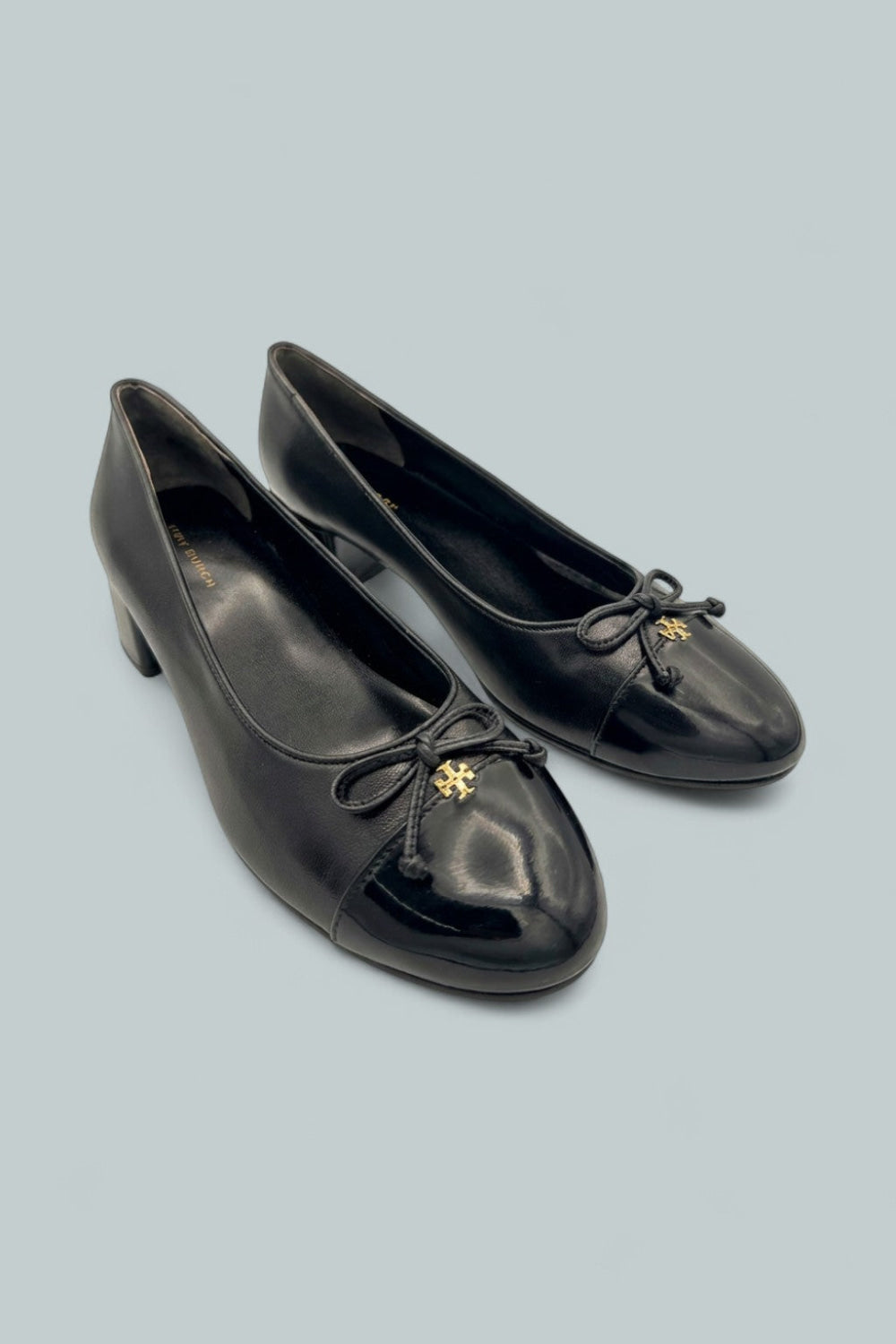 Bow Ballet High Heel Pumps - Perfect Black - Heels