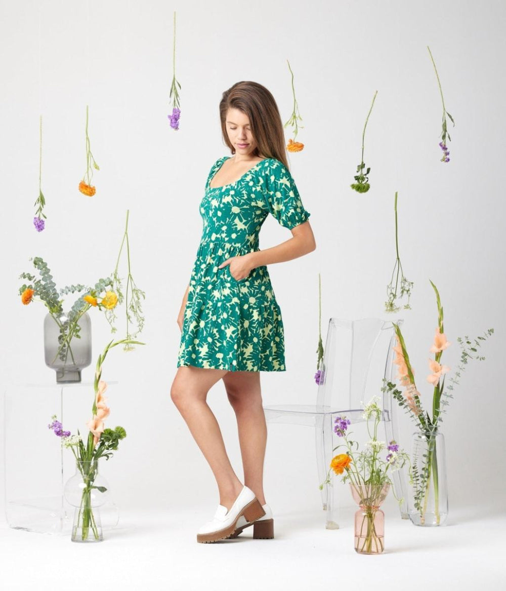 Bowen Dress - Jade Floral - Dresses