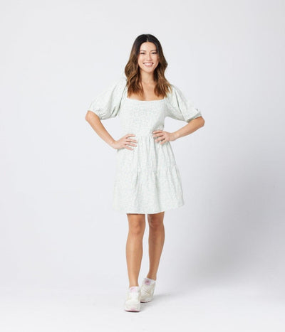 Bowen Dress - Mint Floral - Dresses