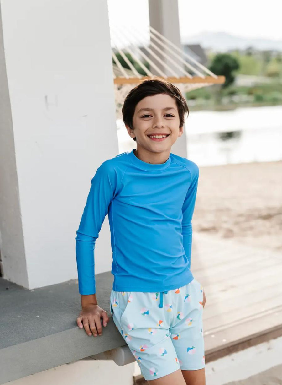 Boy Swim Short - Beach Ball - 6/12m - Swim Trunk