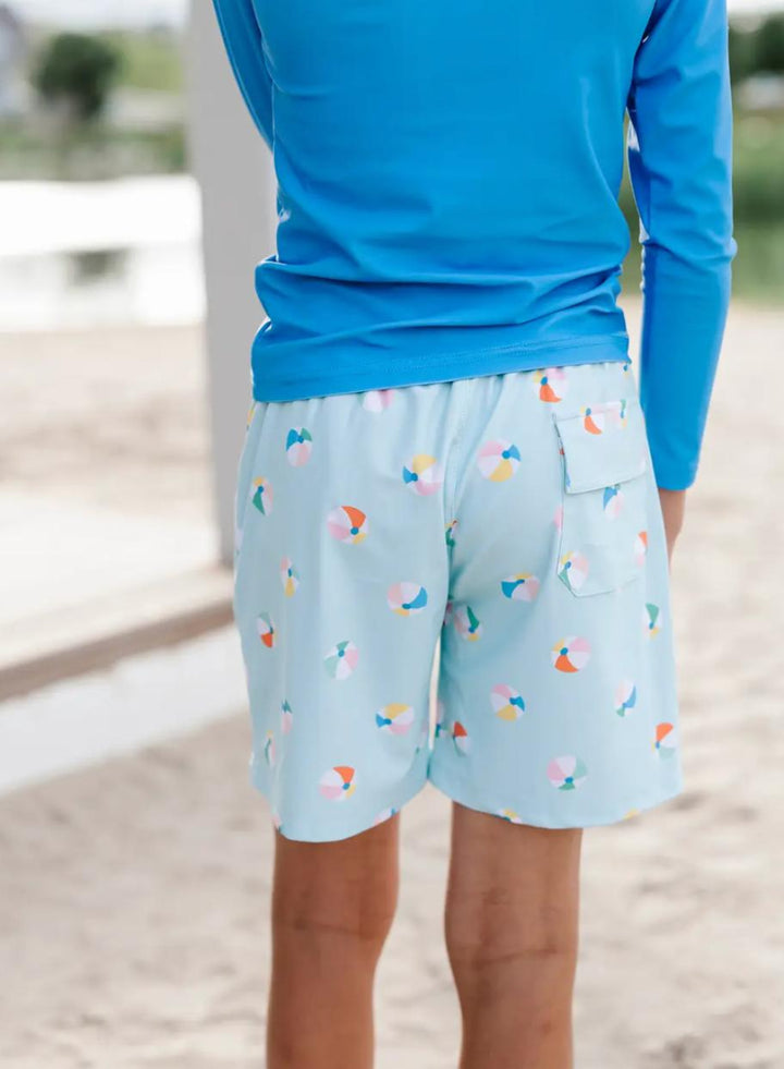 Boy Swim Short - Beach Ball - 6/12m - Swim Trunk