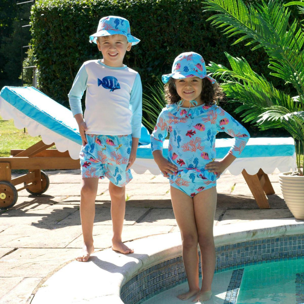 Boy’s Coral Reef Sun Hat - Sun Hat