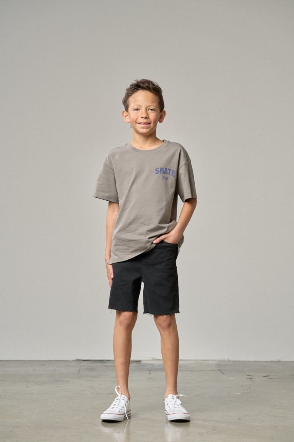 Boys Denim Short - Black Wash - Denim Short