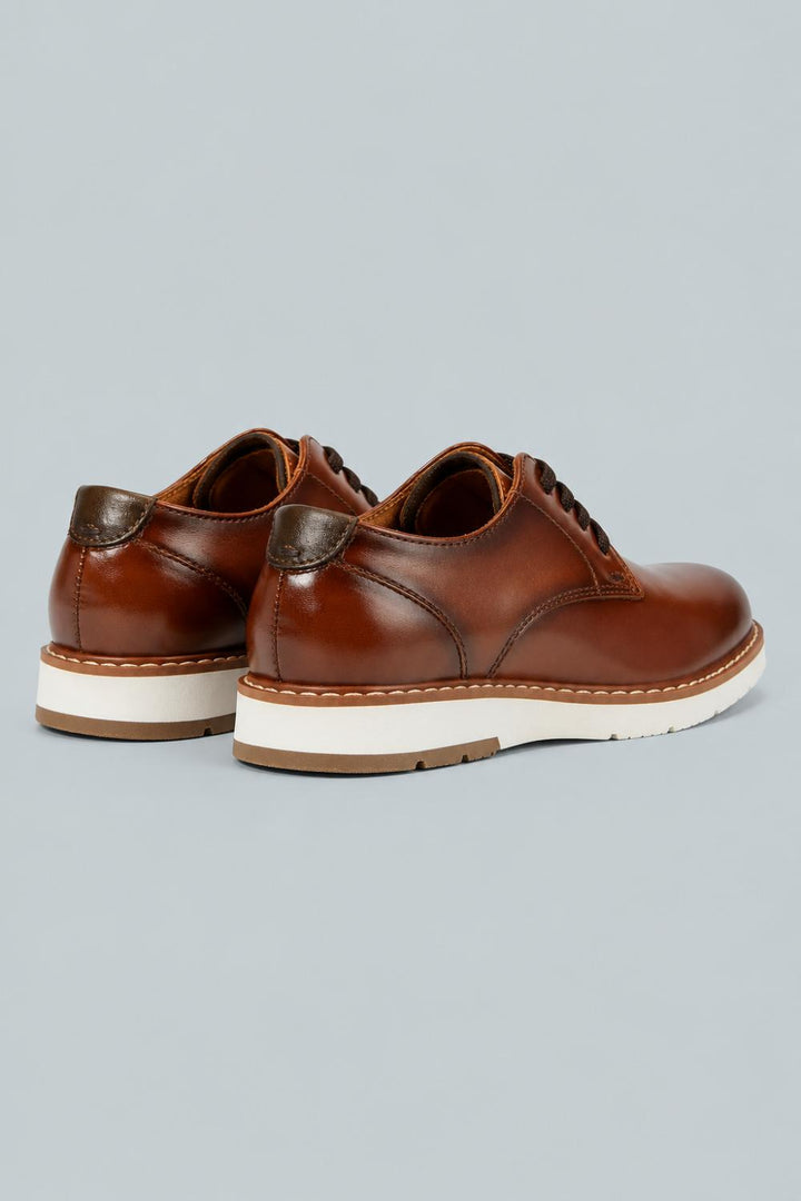 Boys Plain Toe Oxford - Cognac - 2C LITTLE KID - Oxford