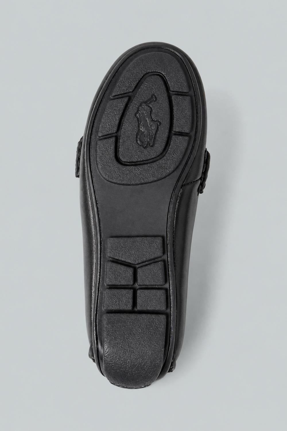 Boys Polo Ralph Lauren Telly Penny Loafer - Black - 3 CHILD - Loafers