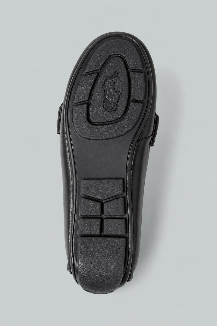 Boys Polo Ralph Lauren Telly Penny Loafer - Black - 3 CHILD - Loafers