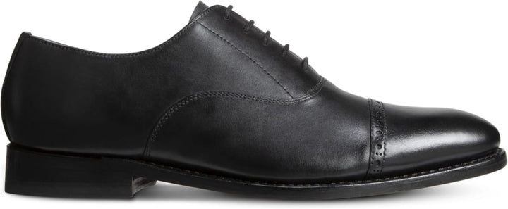 Brady Cap Toe Oxford - Black Leather - 8 - oxford - adult