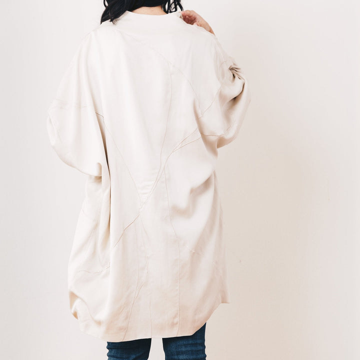 Yuki Embroidered Jacket - Oyster