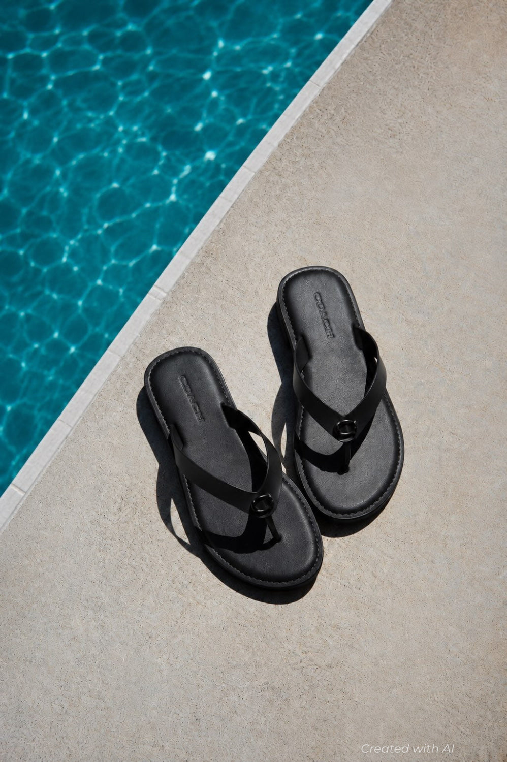 Brianna Flip Flop Women’s Shoes - Black - 9 - Flip Flop