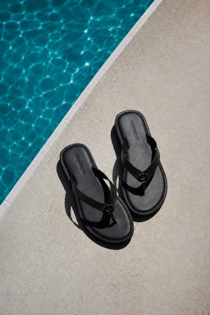Brianna Flip Flop Women’s Shoes - Black - 9 - Flip Flop