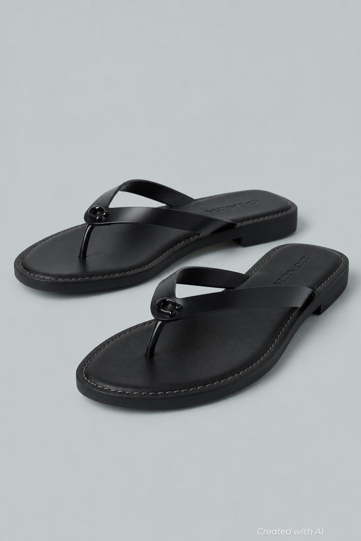 Brianna Flip Flop Women’s Shoes - Black - 9 - Flip Flop