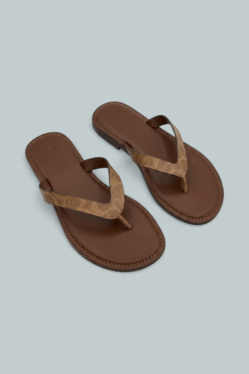 Brianna Flip Flops - Brown - 8 - Sandals