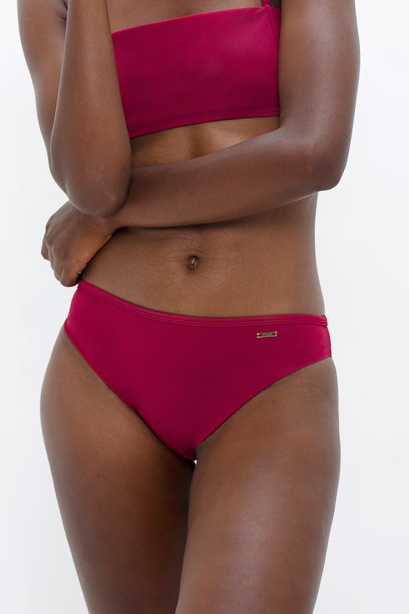 Brisbane Bikini Bottom - Red Coral Swim 1 People 