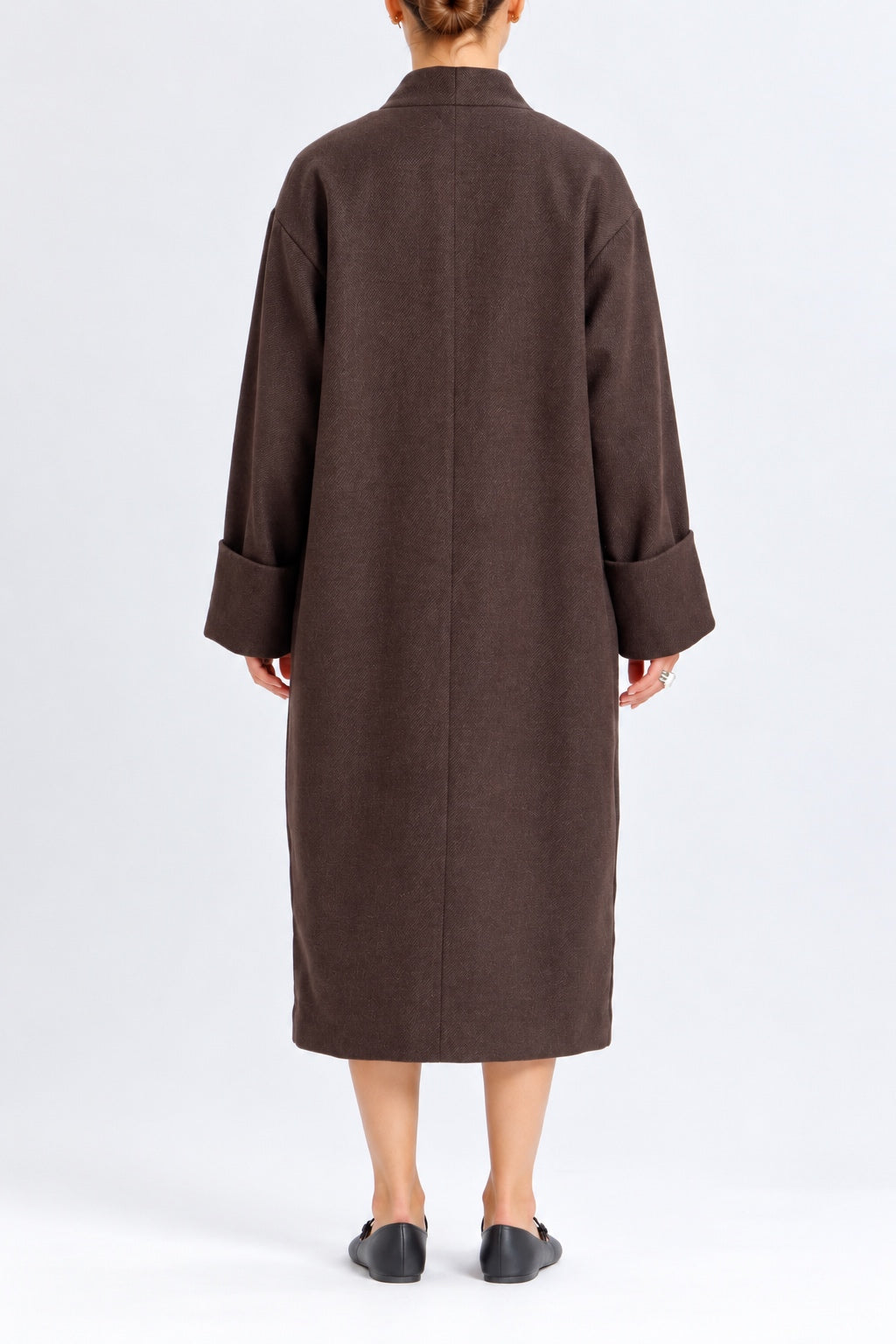 Oversized Coat - Brown