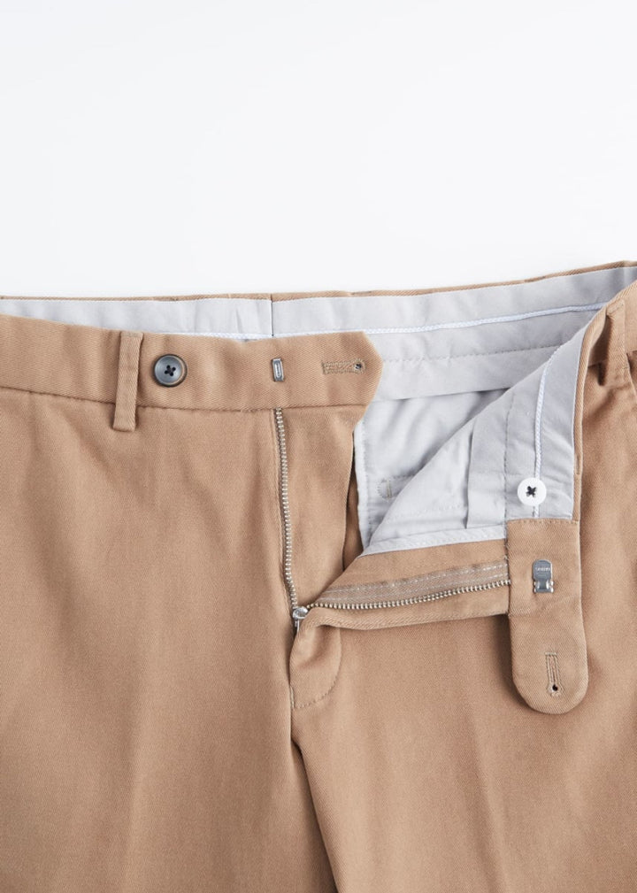Brushed Cotton Fall Trouser - Camel - 40 (Long) - Trouser