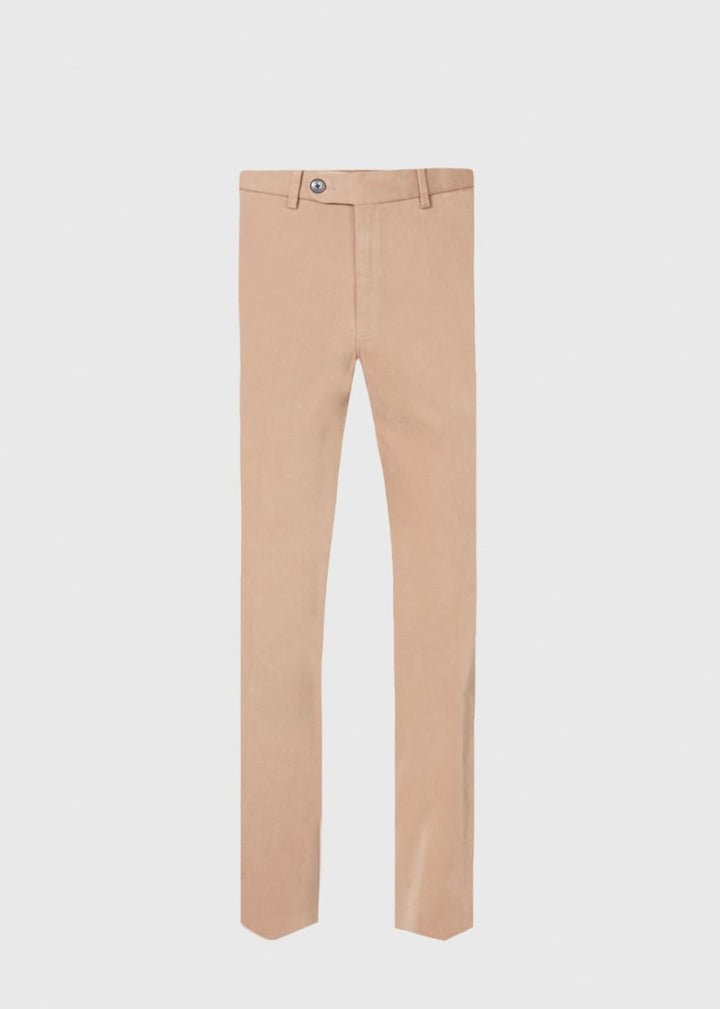 Brushed Cotton Fall Trouser - Camel - 40 (Long) - Trouser
