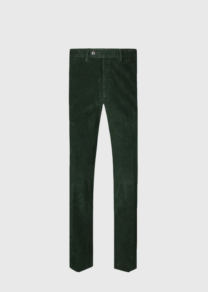 Brushed Newton Trouser - Bottle Green - Trouser