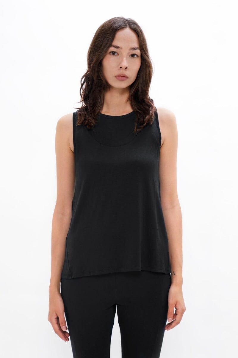 Brussel Tank Top - Black Sand