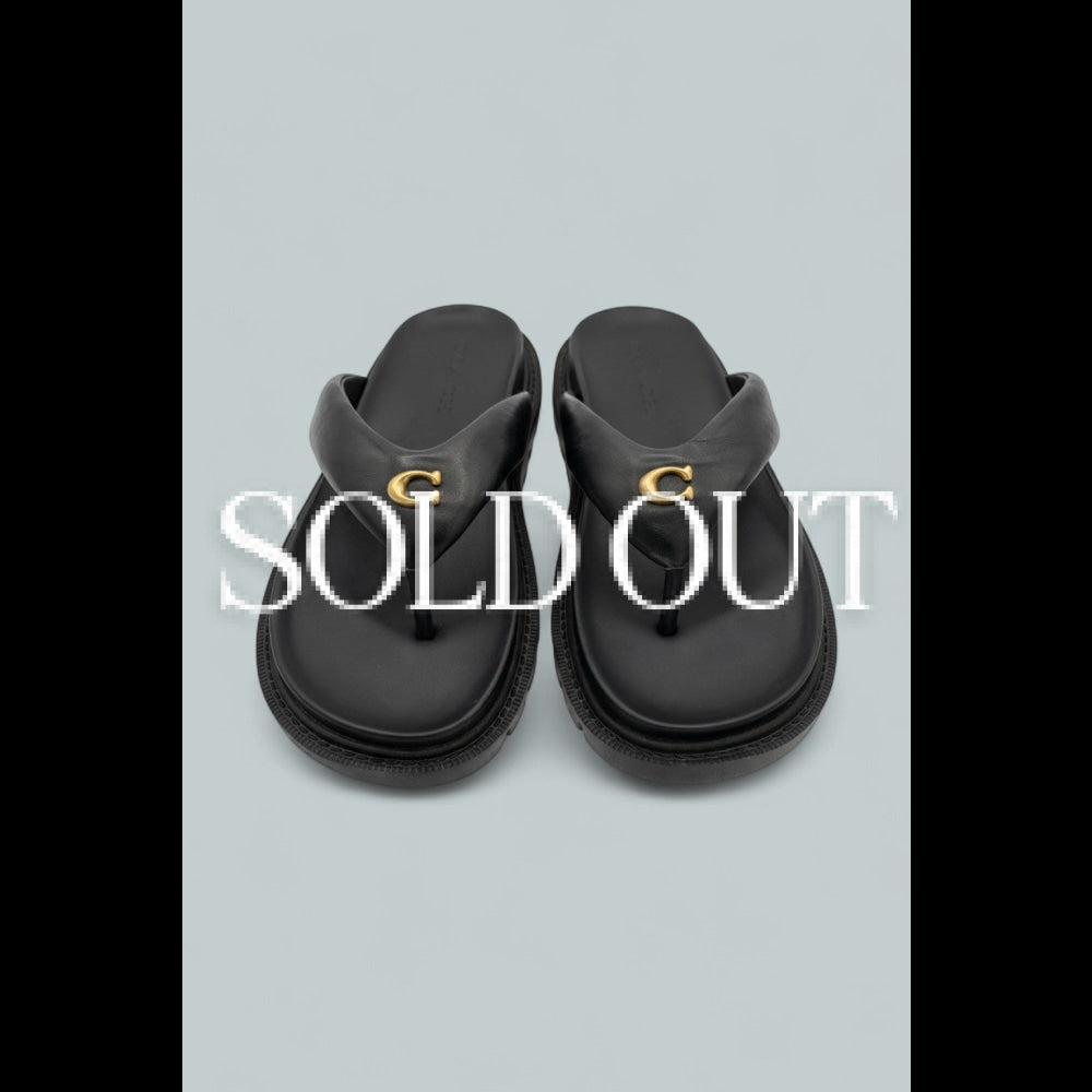 Brynn Lth Flip Thng - Black - 7.5 - Flip Flop